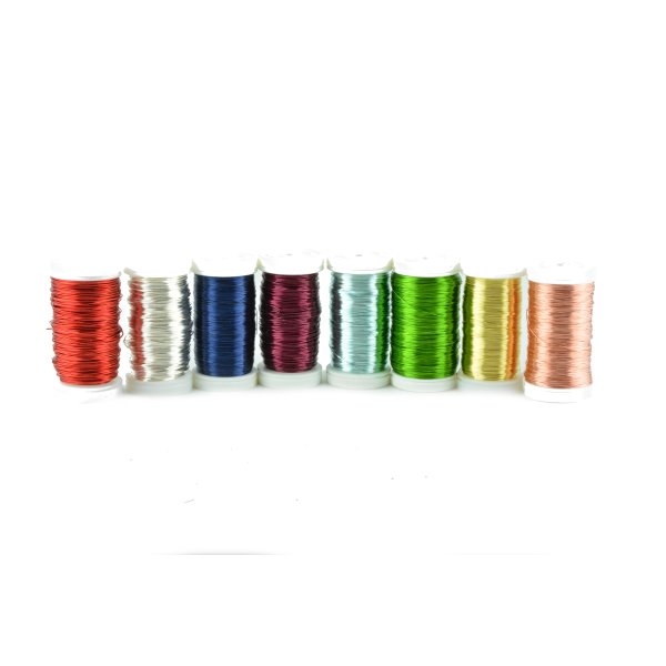 > lacquer wires - copper base Ø 0,5mm - 100gr. coil