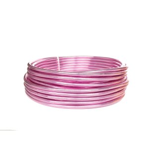 Aluminum Wire Ø 5mm - 10m - Color Light Pink