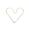 Design Framework - Heart - Brass Plated - Small