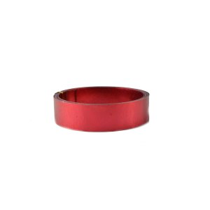 Aluminum Wire Embossed Ø 30mm Flat - 3m - Color Red