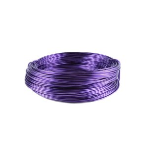 Aluminum Wire Ø 2mm - 5m / Color Purple