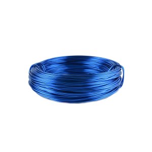 Aluminiumdraht Ø 2mm - 5m / Farbe Blau