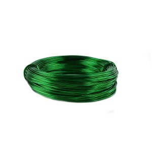 Aluminum Wire Ø 2mm - 5m / Color Green