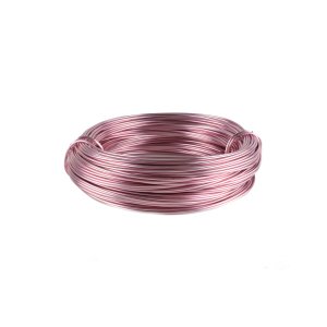 Aluminum Wire Ø 2mm - 5m / Color Light Pink