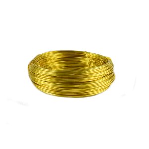 Aluminum Wire Ø 2mm - 5m / Color Yellow