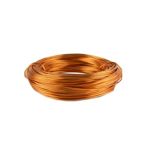 Aluminum Wire Ø 2mm - 5m / Color Saffron