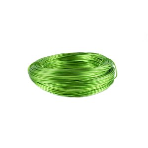 Aluminum Wire Ø 2mm - 12m / Color Apple Green