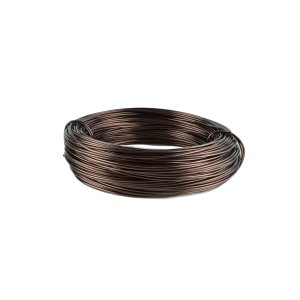 Aluminum Wire Ø 2mm - 12m / Color Brown