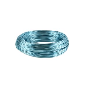 Aluminiumdraht Ø 2mm - 12m / Farbe Eisblau