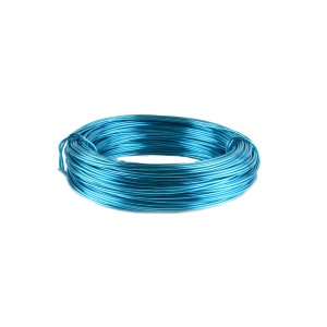 Aluminum Wire Ø 2mm - 12m / Color Turquoise
