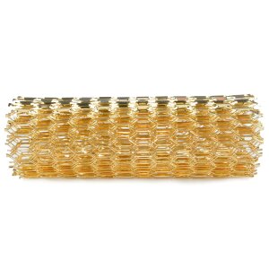 Aluminiumgitter Ø 2mm - 18cm Breit - 1m Lang / Farbe Gold