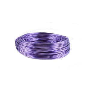 Aluminum Wire Ø 2mm - 60m / Color Lavender