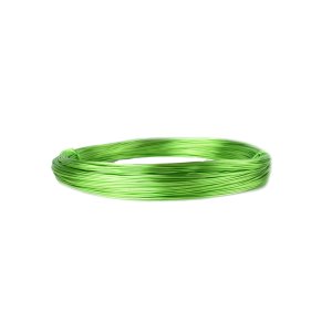 Aluminum Wire Ø 1mm - 10m / Color Apple Green