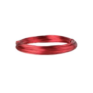 Aluminiumdraht Ø 1mm - 10m / Farbe Rot