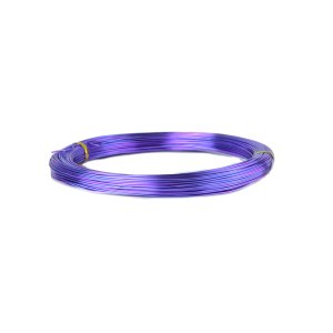 Aluminum Wire Ø 1mm - 10m / Color Purple