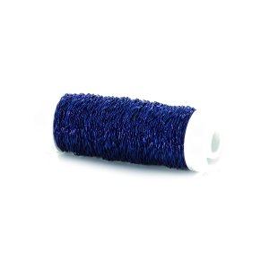 Bouillondrahteffekt - 100Gr. Spule - Farbe Blau