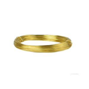 Aluminum Wire Ø 1mm - 10m / Color Gold