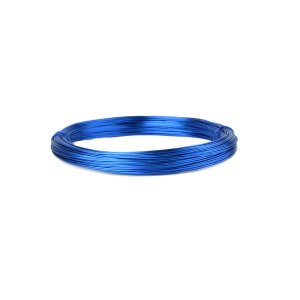 Aluminum Wire Ø 1mm - 10m / Color Blue