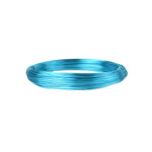 Aluminum Wire Ø 1mm - 10m / Color Turquoise