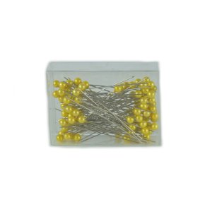 Pearl Needles - Ø 10mm - ca. 250Pieces - Color Yellow