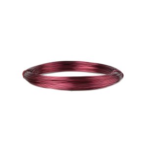 Aluminum Wire Ø 1mm - 60m / Color Dark Red