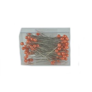 Pearl Needles - Ø 6mm - ca. 500Pieces - Color Orange
