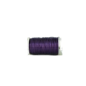 Premium Dekodraht 0,3mm - 30gr. Snapspule - Farbe / Lila