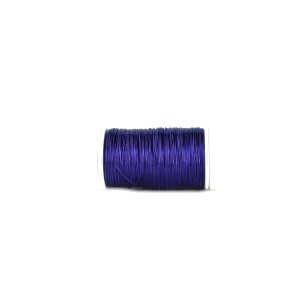 Premium Dekodraht 0,3mm - 100gr. Snapspule - Farbe / Blau