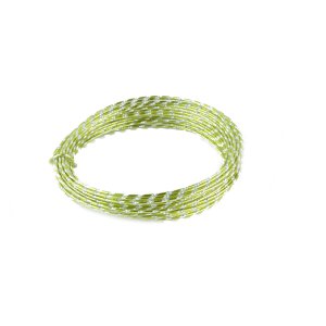 Aluminum Wire Diamand Effect Ø 2mm - 10m / Color Apple Green